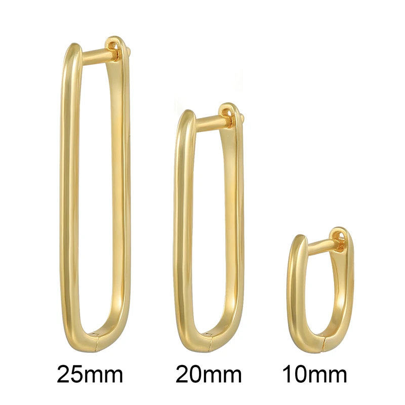 

BOAKO 925 Висячие серьги из серебра 925 пробы в винтажном стиле U Форма Круглый Круг Серьги Huggie для девушек и женщин Bijoux Femme подарок