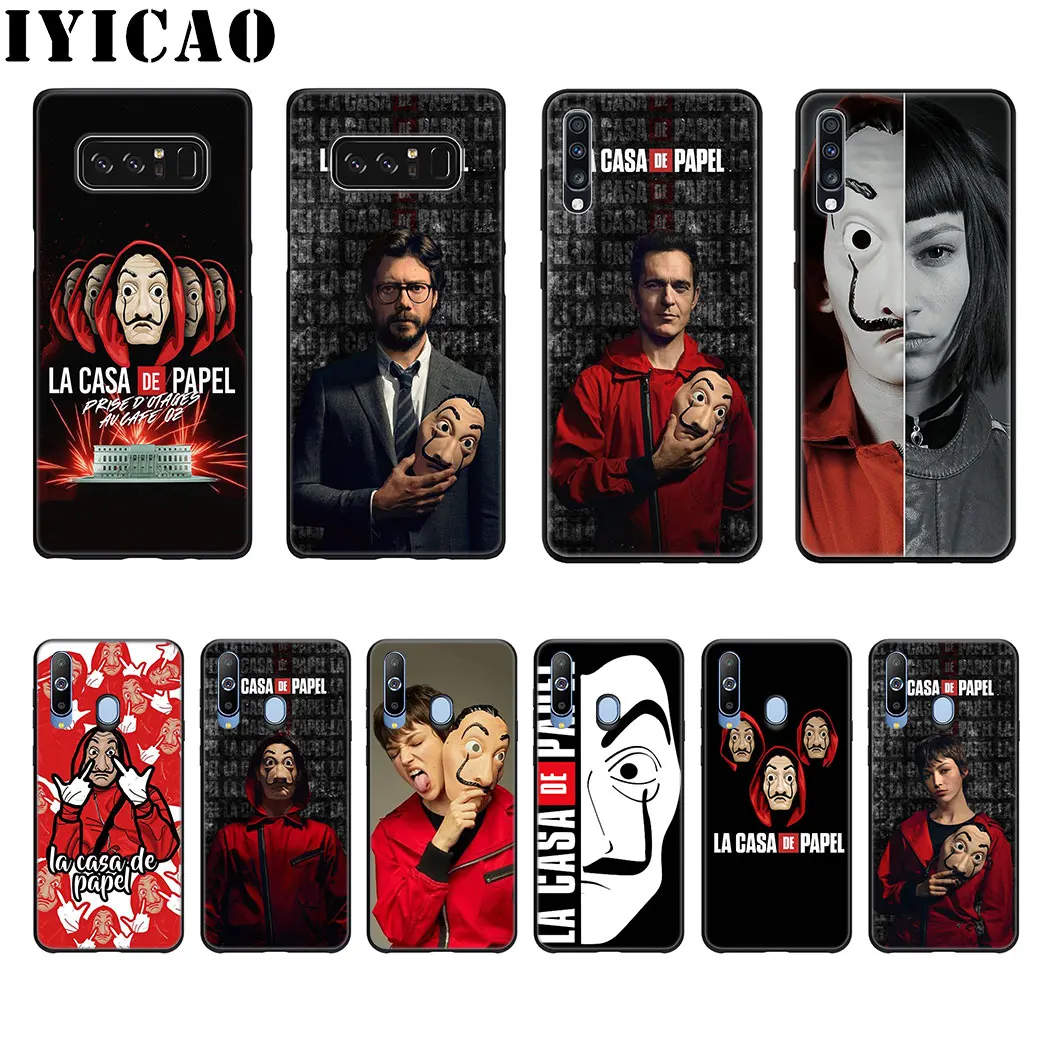 La casa de papel денег мягкий силиконовый чехол для телефона Samsung Galaxy A70 A60 A50 A40 A30 A20 A10 M40 M30