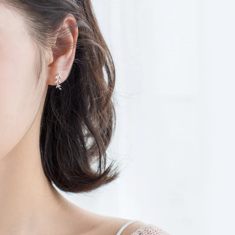 Женские асимметричные серьги гвоздики Trusta модные милые миниатюрные из 100%