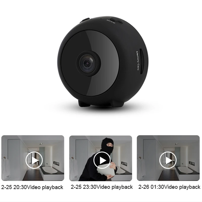 Беспроводная мини Wi-Fi камера HD 1080P микро видео IP инфракрасного ночного видения
