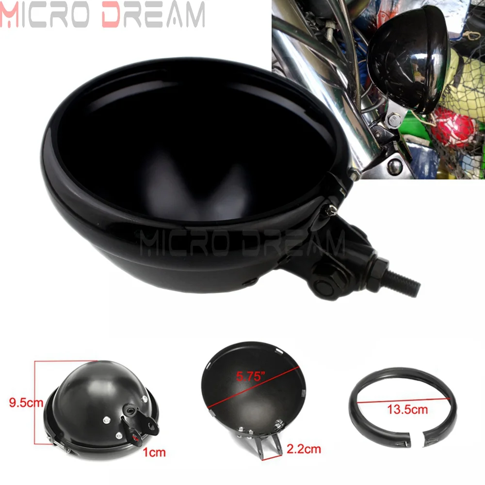 Универсальная мотоциклетная лампа 5 75 дюйма для фар корпус ведра Harley Honda Yamaha Kawasaki