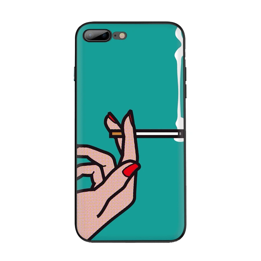 Mobile Phone Case for iPhone 6 6s 7 8 Plus 11 Pro X XR XS Max 5 5S SE Cover Cigarette |
