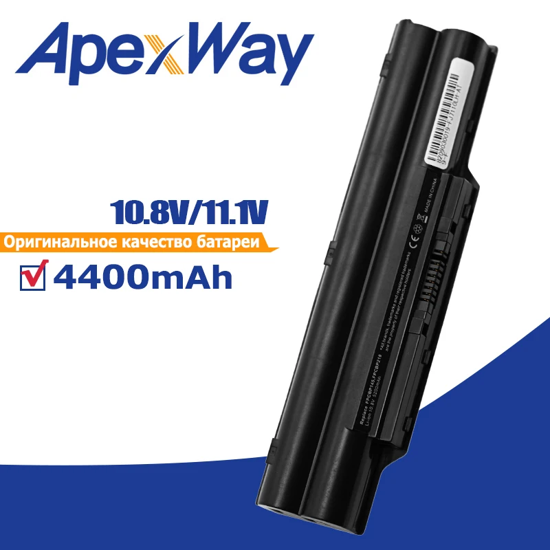 

Apexway FMVNBP146 FPCBP145 FPCBP145AP Laptop Battery for Fujitsu LifeBook E8310 S2210 S6310 S6311 S7110 S7111 FMV-S8220