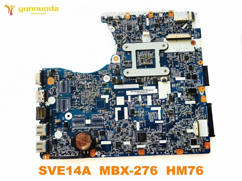 Оригинальная материнская плата для ноутбука SONY MBX-276 SVE14A HM76 протестирована -
