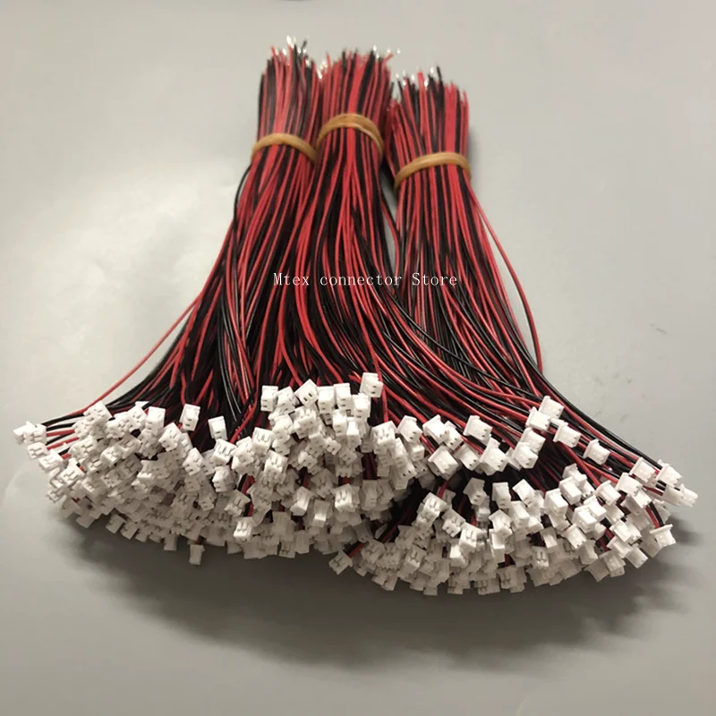 

10pcs JST 1.25 Connector Wire Cable SH 1.25MM Pitch 2pin Electronic Wire Single End Length 50MM 100MM 150MM 200MM DIY Line 28AWG