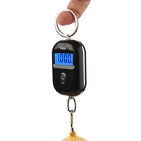 new 25kg x 5g digital hanging scale mini electronic luggage hook scale lcd backlight kitchen steelyard