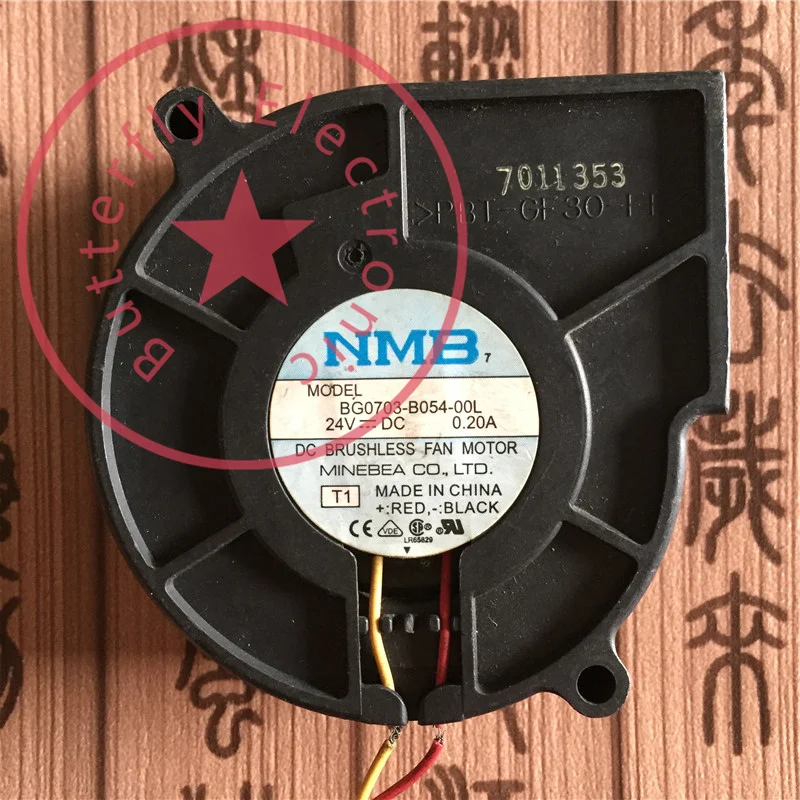 

Совершенно новый, BG0703-B054-00L 24V 0.20A 7530, 3-проводной охлаждающий вентилятор, охладитель