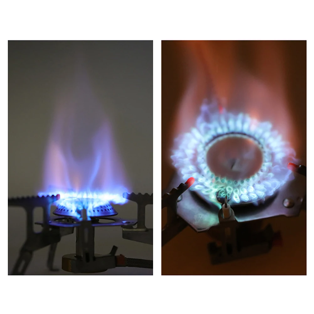 Widesea Outdoor Gas Stove Camping Gas Burner Folding Electronic Stove