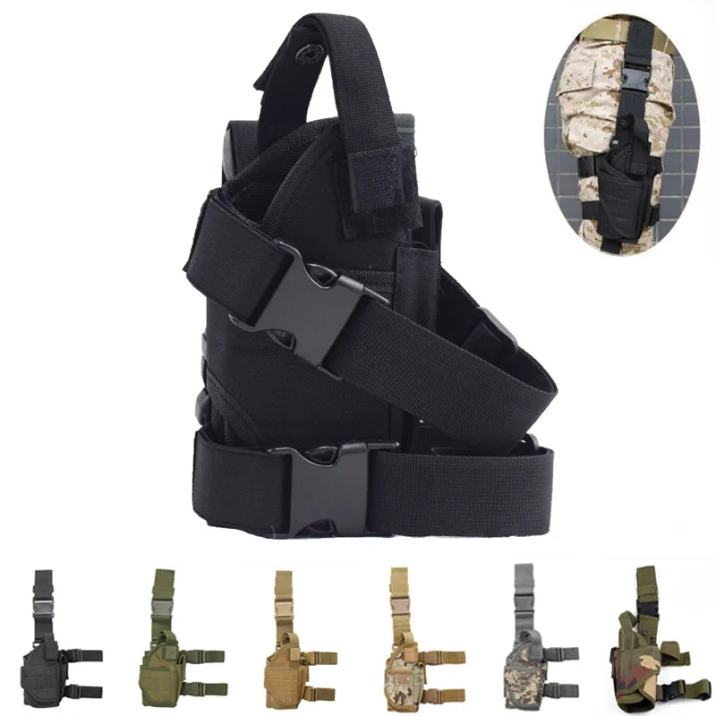 

Tactical Tornado Leg Holster Airsoft Pistol Gun Drop Thigh Glock 17 Gun Holster Military Nylon Pouch Holster Hunting Accessories