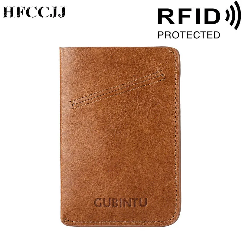 Новые бумажники с блокировкой Rfid мини мужские повседневные винтажные кошельки