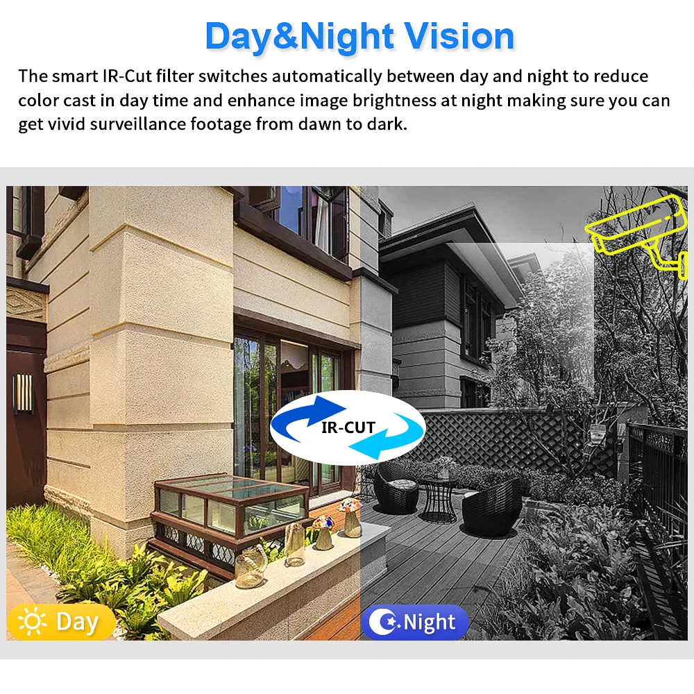 Аналоговая камера видеонаблюдения высокого разрешения AHD 1080P 2 МП 5 Мп 1 720P IP66