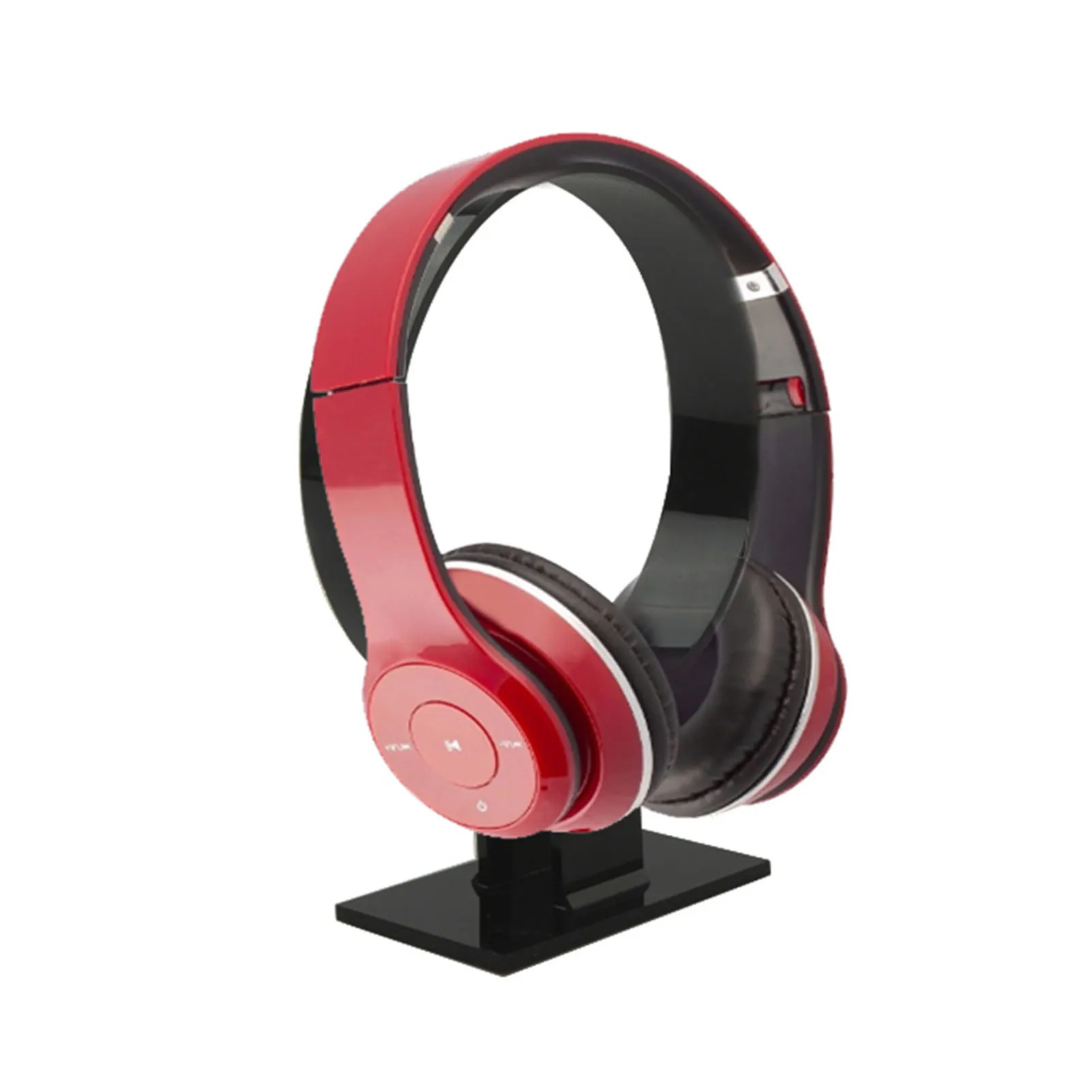 Акриловое оголовье Дисплей Стенд Круглый Головные уборы показывая шкаф