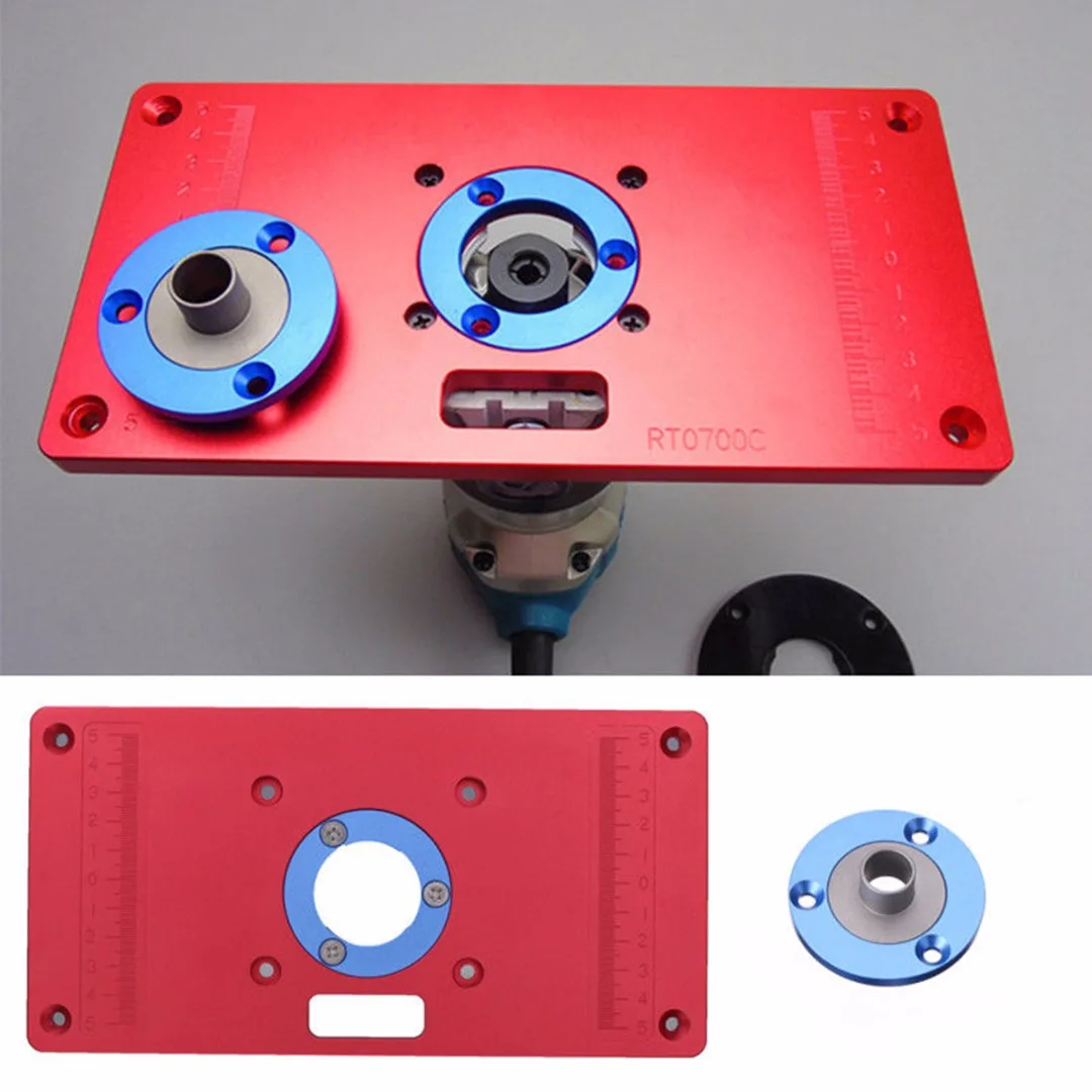 Высококачественная универсальная вставная пластина для фрезерного стола DIY