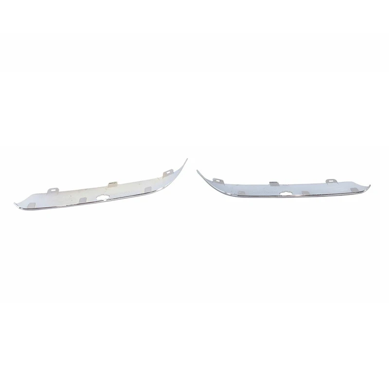 

L+R Car ABS Chrome Front Bumper Foglight Cover Bumper Trim Protector Strip for CHRYSLER 300C 2005- 2011