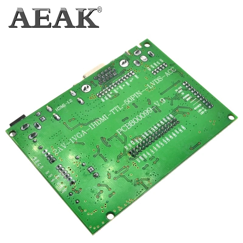 Aeak HDMI, VGA, AV Экран Дисплей модуль для pcDuino, Banana Pi без том числе 7 дюймов Raspberry Pi ips ЖК-дисплей