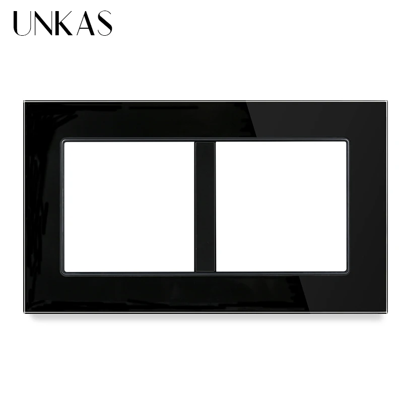 Модули из черного стекла UNKAS комбинированные сделай сам французская розетка