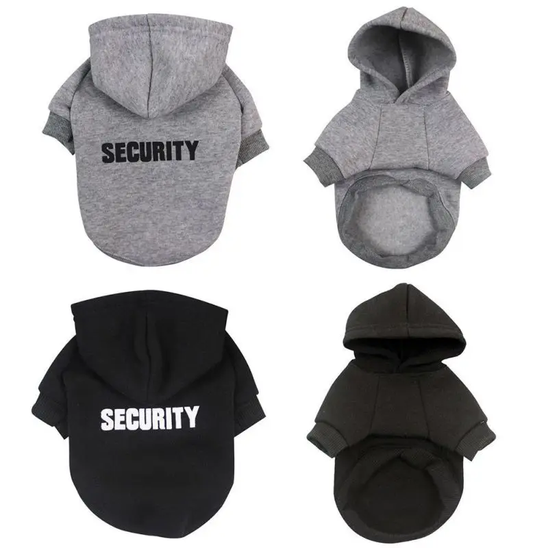 

Autumn And Winter Pet Cat Dog Sweater Warm Thick Fleece Band Letter Pattern Pets Clothing Supplies Gray XS-L Code 1Pcs