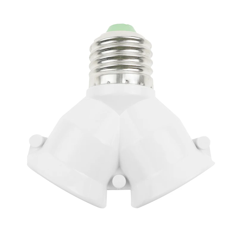 Переходная розетка E14 в 2 E27 высококачественный материал огнестойкий переходник