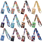 ER710 аниме Сейлор Jujutsu кайсен ремешок держатель для карт для студентов с завязками на шее Мобильный телефон шнур значок метро доступа держатель для карт