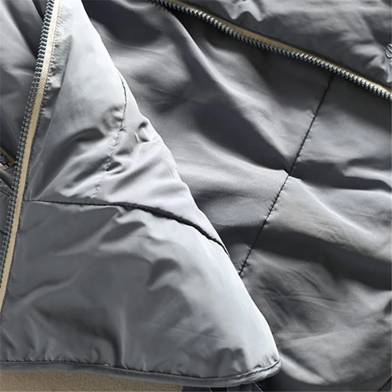 2019 зимняя куртка Женская Толстая теплая парка меховой воротник с капюшоном