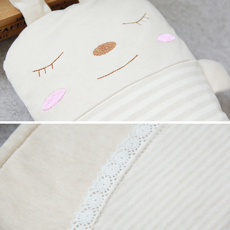 Детская подушка из хлопка и гречихи с защитой от плоскости|Подушка| |