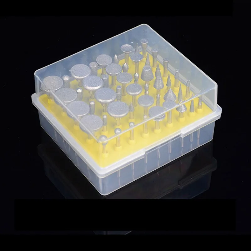 400# Diamond Grinding Bits 50 Pc/Set Electroplated Abrasive Head Coated Abrasives Bur Dremel Rotary Tools | Инструменты