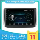 2 + 32G автомобильный Dvd-плеер для Peugeot 2008 208 2012-2013, автомобильное радио, мультимедийная система с SWC Wifi, автомобильная стереосистема Carplay, русский