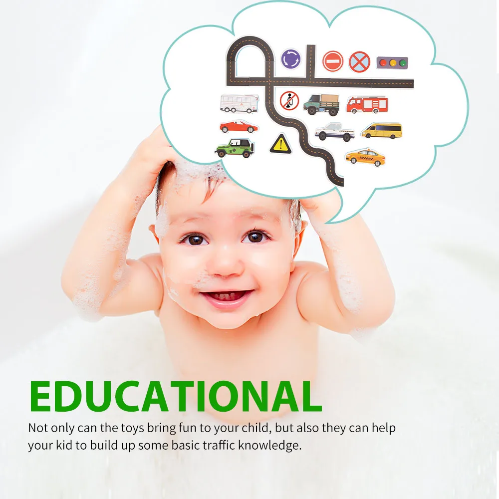 

23pcs/Set Baby Bath Toys Children Early Education Toys Travel Puzzle Toys Waterproof EVA Bath Tub Kids Swimming Play Bath Toys