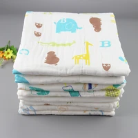 4 layers 105105cm muslin 100 cotton baby swaddles soft newborn blankets bath towel gauze infant wrap sleepsack stroller cover