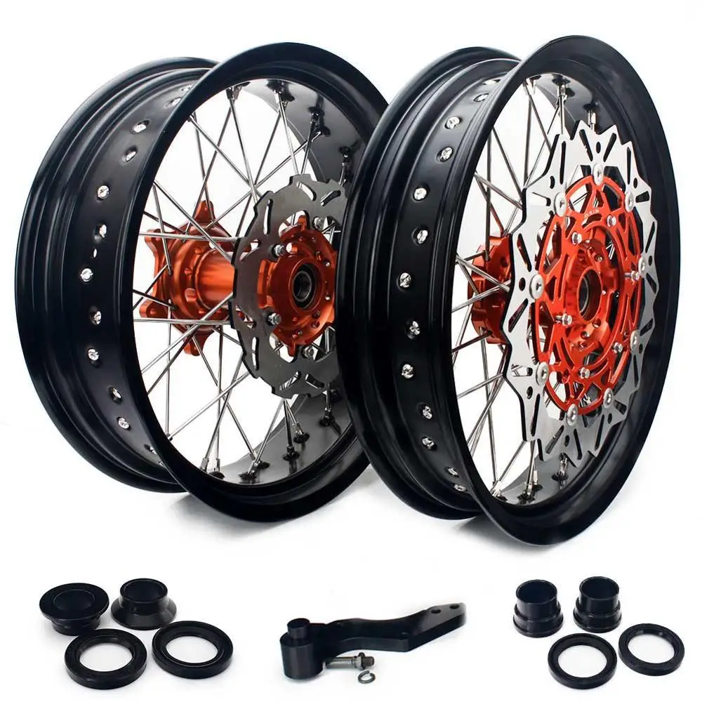 Передний и задний тормозные диски BIKINGBOY для KTM SX 125 2013 2019 150 250 2012 505 17 дюймов|Обода| |