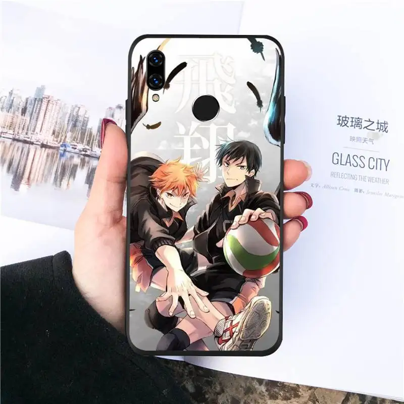 

Haikyuu Hinata Japanese anime Phone Case For Huawei honor Mate P 10 20 30 40 Pro 10i 9 10 20 8 x Lite Luxury brand shell funda