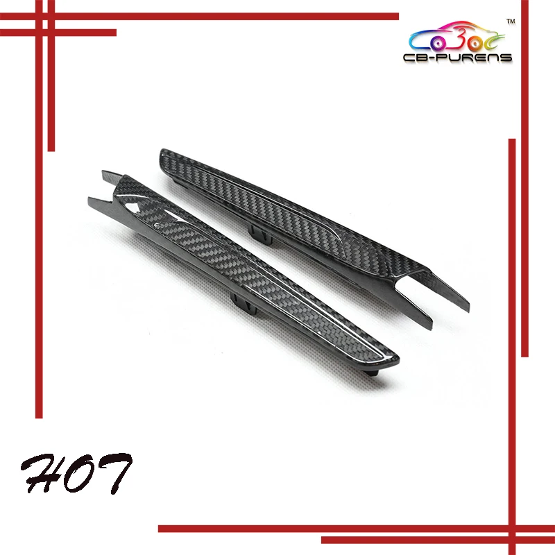 

Gloss Black Real Carbon Fiber Replacement Type Styling Car Side Fender Air Vent Trim For BMW F80 M3 F82 F83 M4 2014 2015 2016