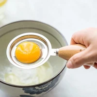 egg yolk separator tool egg divider baking kitchen gadgets egg filter protein egg cooking tool stainless steel egg separator