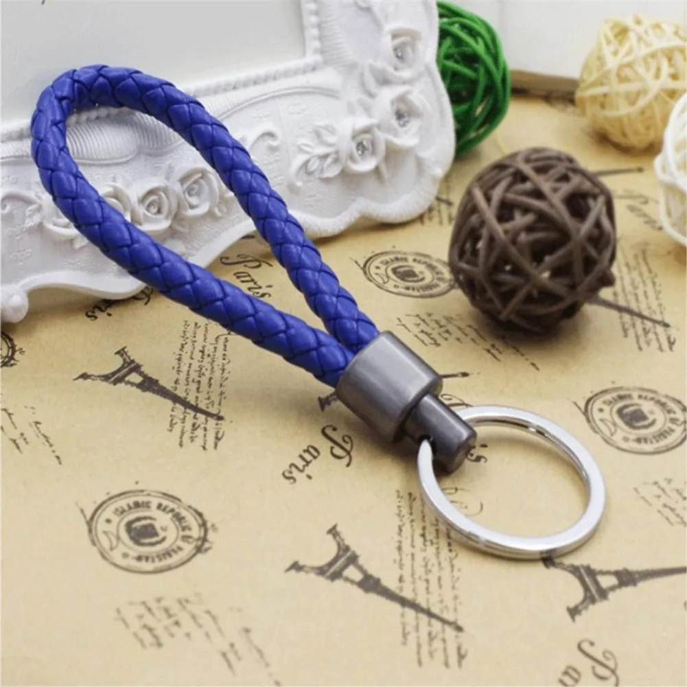 Брелок для ключей ручной вязки из искусственной кожи|Брелоки| |