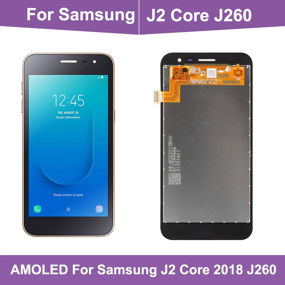 

Для Samsung Galaxy J2 Core дисплей для Samsung Galaxy J260 ЖК-дисплей с сенсорным дигитайзером в сборе J260F J260M экран
