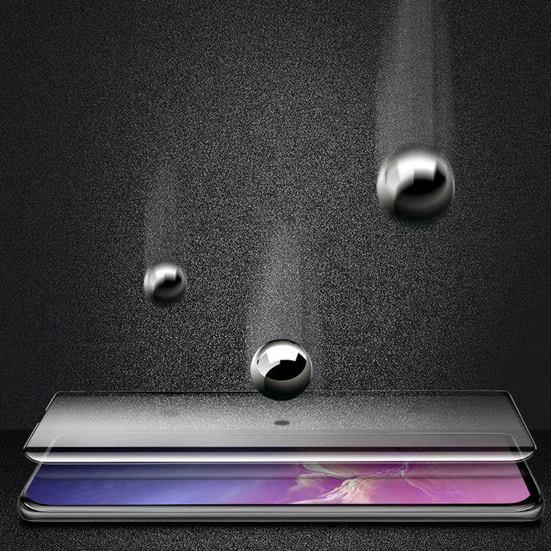 Полностью изогнутое закаленное стекло для samsung Galaxy S10 S9 S8 Plus S10E Защита экрана S7 Edge