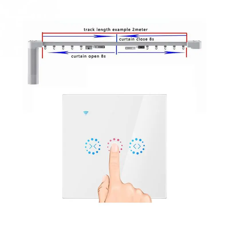 Таймер обратного отсчета интеллектуальное Голосовое управление RC рольставни