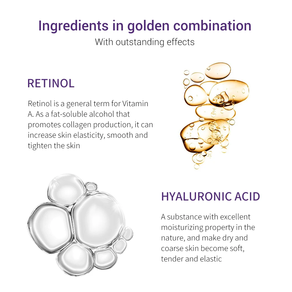 Сыворотка для глаз BREYLEE Retinol увлажняющая подтягивающая восстанавливающая кожу |
