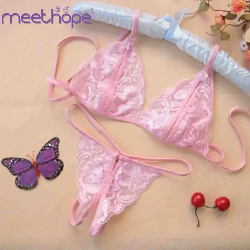 Женское сексуальное нижнее белье открытая промежность три точки Эротическая