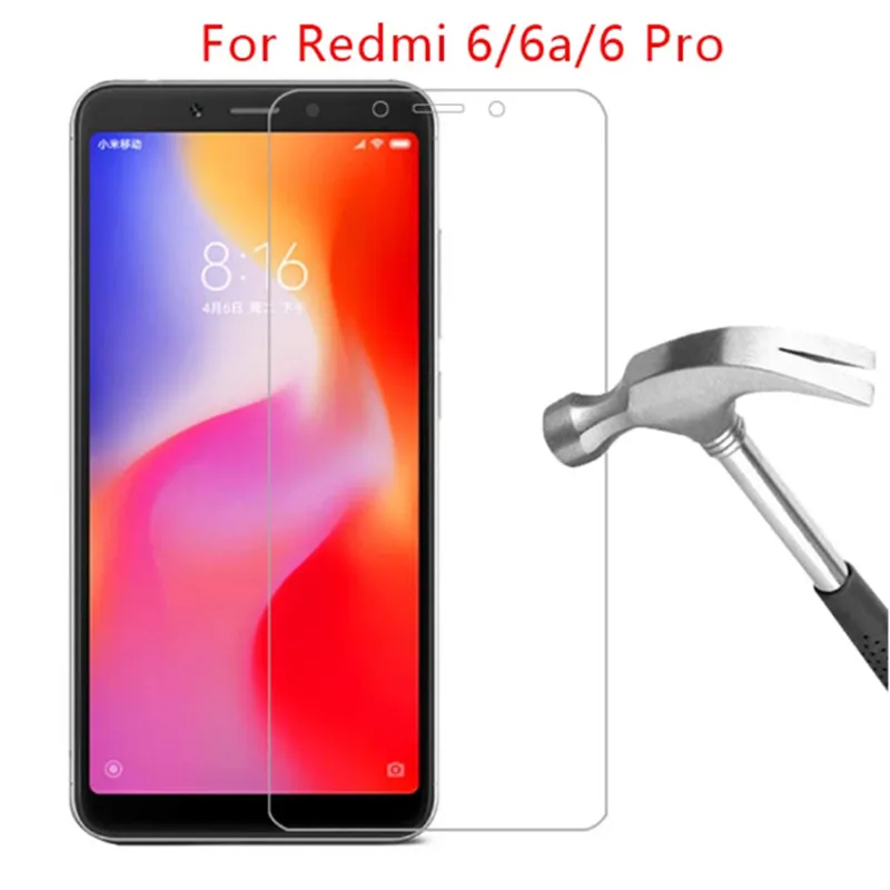 

3Pcs Tempered Glass for xiomi redmi 6a 6 a 6Pro Ksiomi redme 6a Safety Screen Protectors on for xiaomi Redmi6a armor Glass Film