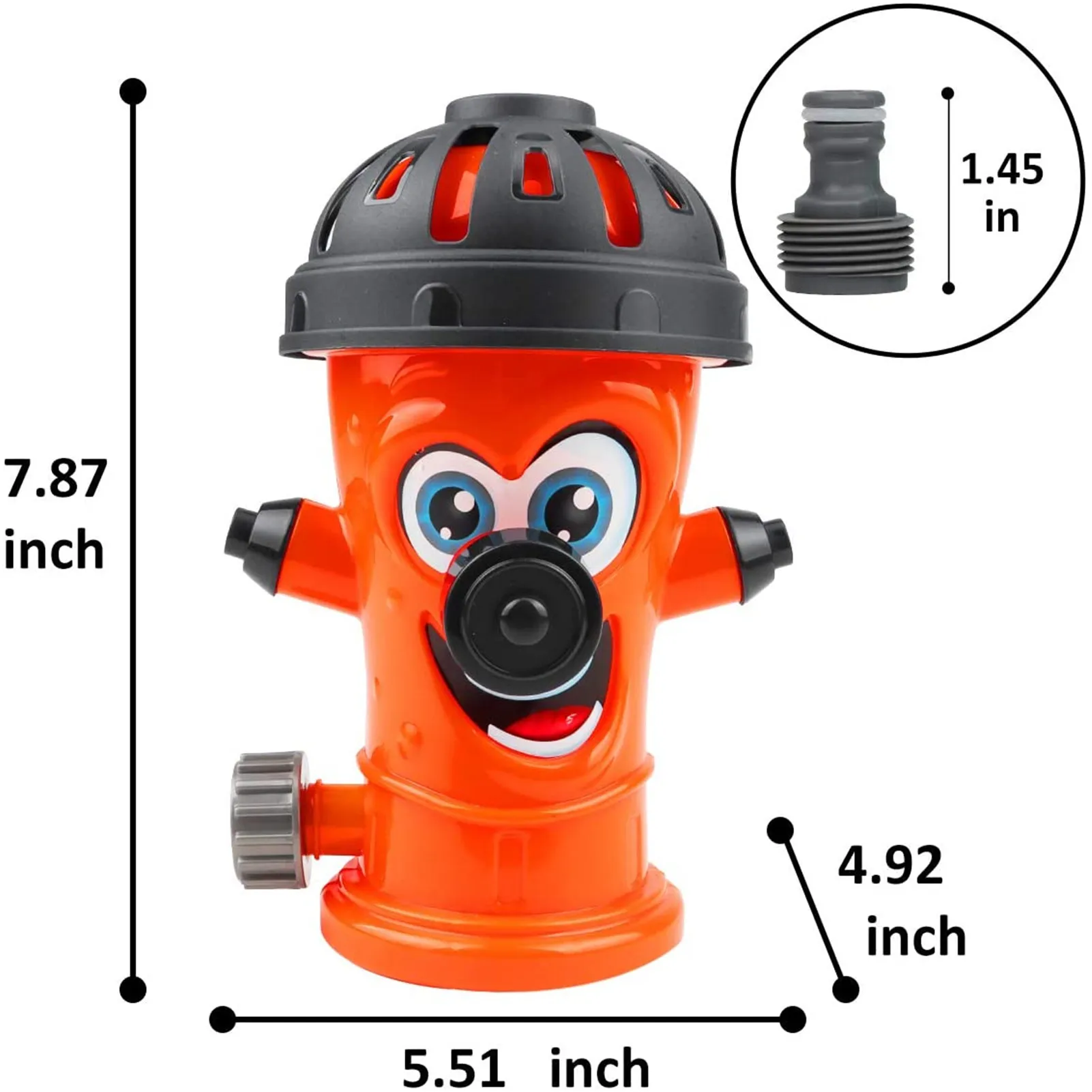 

Outdoor Rotating Water Spray Toy Cute Simulation Fire Hydrant Water Sprayer Kid Garden Water Play Game Boy Girl Birthday Present