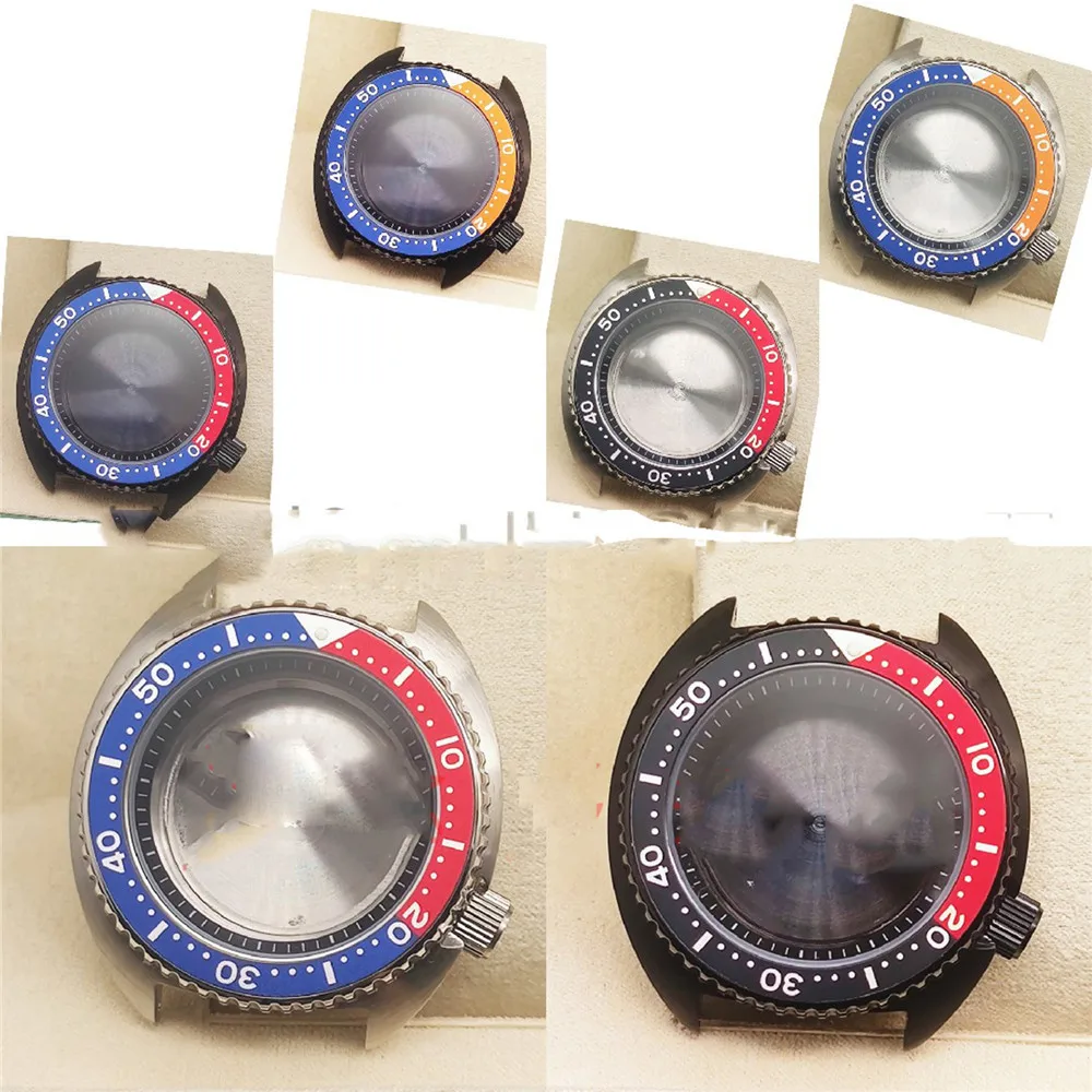 

For NH35 Mechanical Watch Green Luminous Circle Watch Case Diving Watch Case Spare Parts