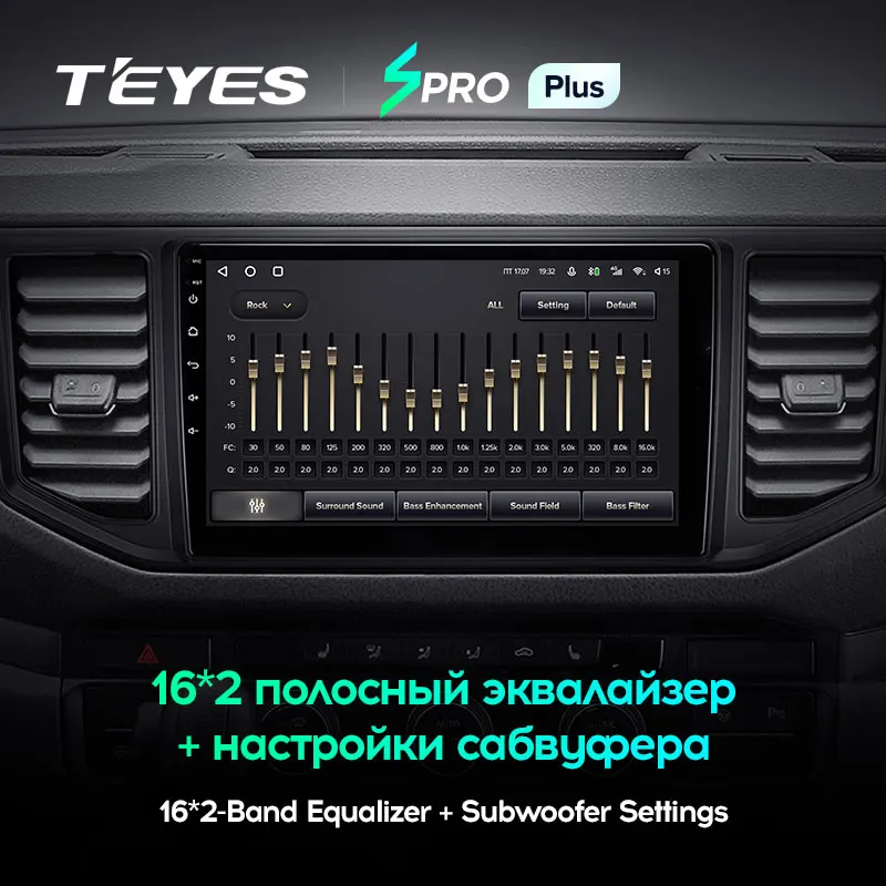 TEYES SPRO Plus Штатная магнитола For Фольксваген Крафтер Volkswagen Crafter 2017 - 2021 Android 10 до 8-ЯДЕР
