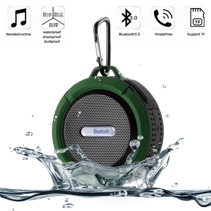 Фото Портативный мини-динамик Bluetooth водонепроницаемый уличный звуковой бокс для душа
