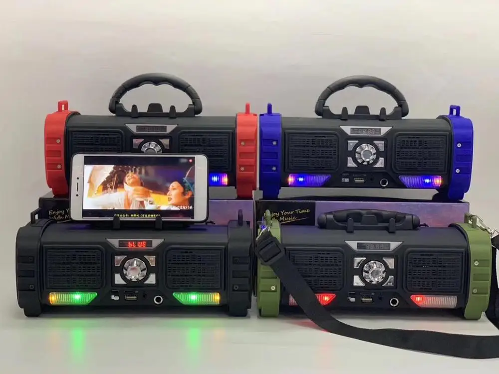 Hifi портативный bluetooth динамик fm радио движение КТВ 3D Звуковая система звуковая
