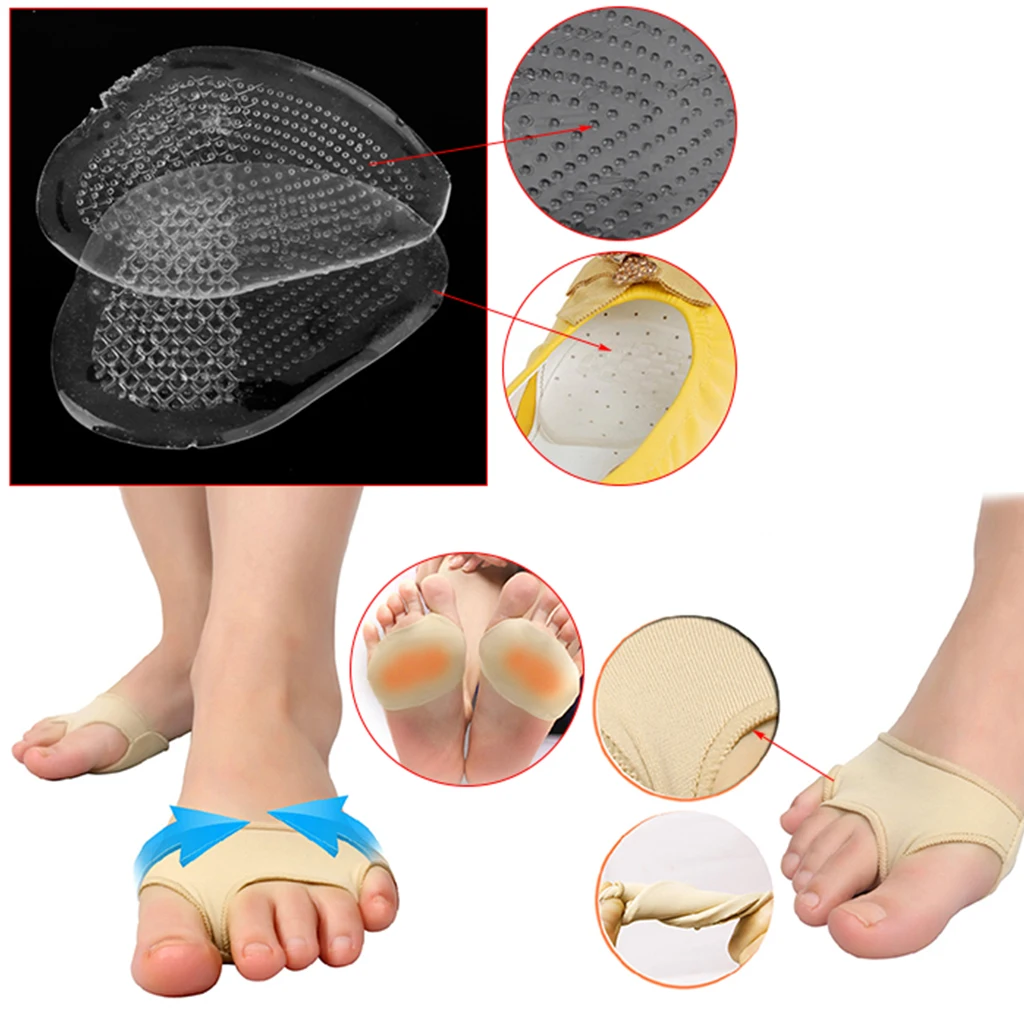 

Forefoot Pads High Heels Insoles Calluses Pads Anti-slip Half Insoles