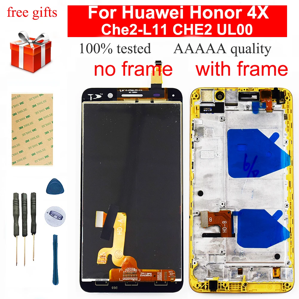5 дюймов для huawei Honor 4X ЖК дисплей Che2 L11 CHE2 UL00 сенсорный экран дигитайзер сенсорная