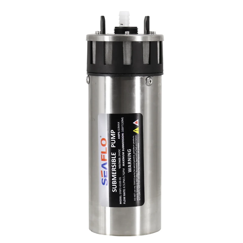 Высокий подъем 70 м Солнечный водяной насос из нержавеющей стали высокого