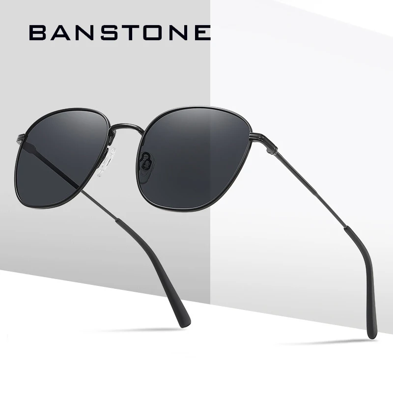 

BANSTONE 2020 классические поляризационные солнцезащитные очки для женщин/мужчин брендовые дизайнерские зеркальные солнцезащитные очки из спла...