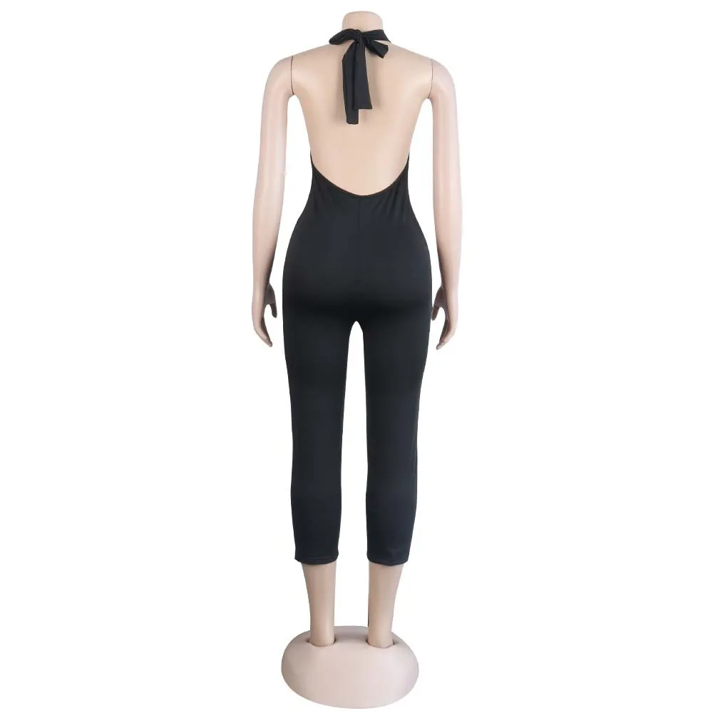 Summer Plus Size Jumpsuit Women Rompers Womens Jumpsuits Body Woman Jumpsuite Overalls Bodysuit Sexy Combinaison Femme F123